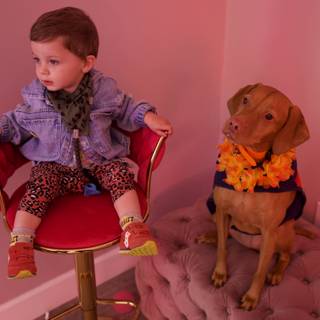 A Special Bond: Wesley's 5th Birthday With His Four-Legged Friend