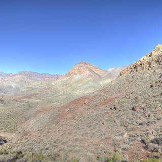 Majestic Mountain Range in Death Valley