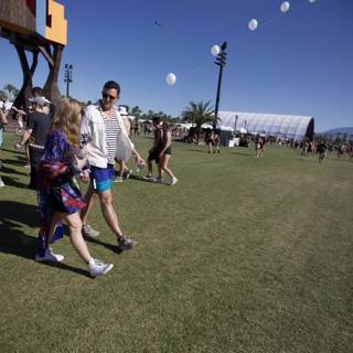 Walking Hand in Hand at Coachella