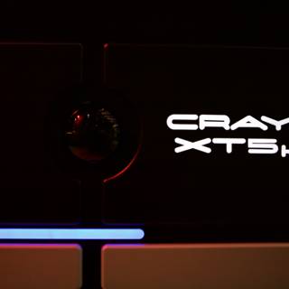 Cry XTS Logo on Black and White Screen