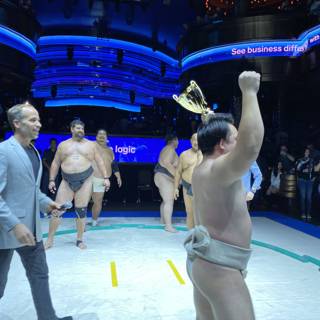 Sumo Wrestler Takes Center Stage at Caesars Palace