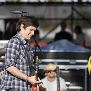 Guitarist Strumming Away at Coachella Music Festival