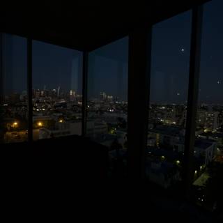 A Nighttime View of the Urban Metropolis