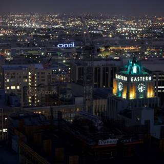 Illuminated Metropolis at Night