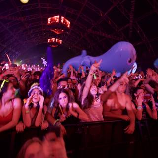 Whale Balloon Takes Over Coachella Crowd