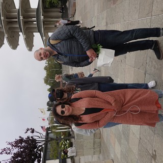 Tourists Visit Japanese Peace Pagoda Monument