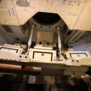 View Inside Apollo Command Module at USS Hornet Museum