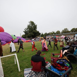 Star Wars Cosplayers Parade at Hot Air Balloon Festival