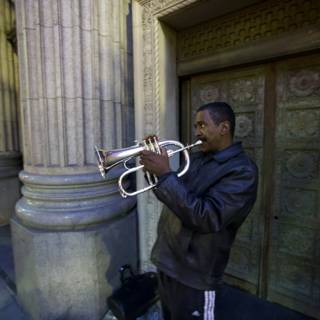 Trumpeter on the Streets