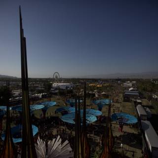 View from the Top: Coachella Festival Grounds
