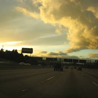 Sunset on the Freeway