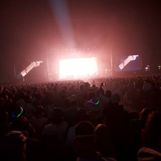 Electrifying Crowd at Coachella Rock Concert