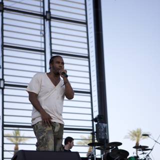 Pharoahe Monch rocking the stage at Coachella