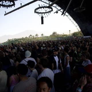 Vibrant Vistas and Energetic Crowds at Coachella 2024