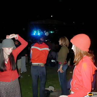 Nighttime Gathering in the Grass