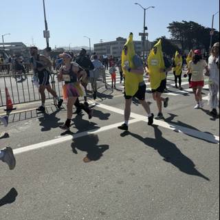 Colorful Race Day at the Golden Gate