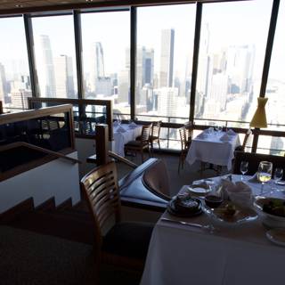 Stunning Cityscape Views from the Restaurant