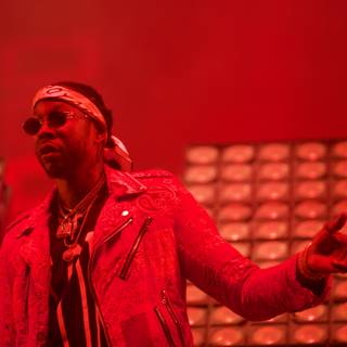 The Red-Hot 2 Chainz on Stage at Coachella