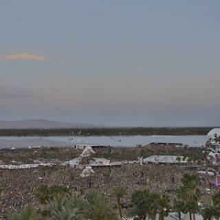 Crowd Gathered at Coachella Music Festival