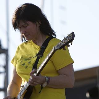 Kim Deal Rocks Coachella with Her Electric Guitar