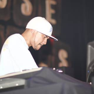 DJ Craze Spins it Up in a White Hat