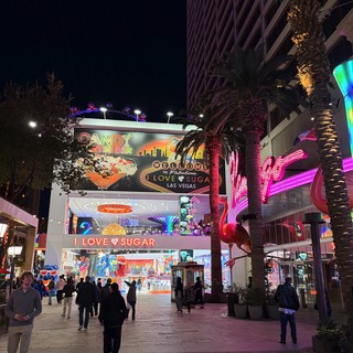 Las Vegas Strip at Night - Sugar Factory Entertainment