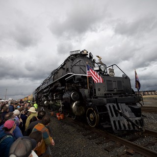Union Pacific Big Boy 4014 Under Dramatic Storm Clouds
