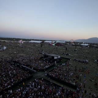 Coachella 2011 Concert Crowd in the Desert