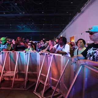 Packed Crowd at Wobbleland 2026 Festival Barrier