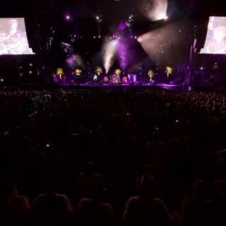 Rock Concert with Crowd and Large Screen