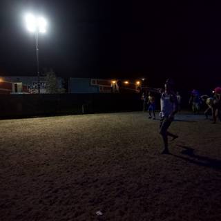 Night Soccer Field
