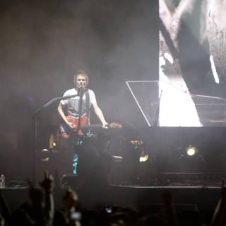 Matthew Bellamy Rocking Coachella Stage with his Guitar
