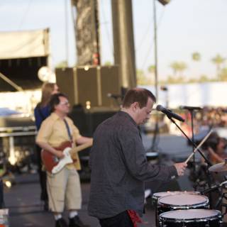 Musicians Jamming on Stage at Coachella