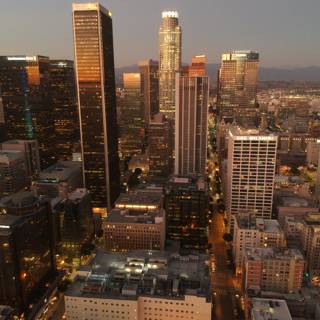 Above the Los Angeles Skyline