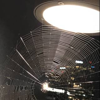 Illuminated Spider Web