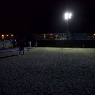 Night Game of Soccer