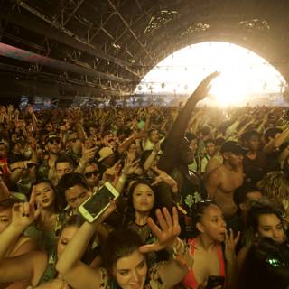 Crowd Goes Wild at 2017 Coachella Concert