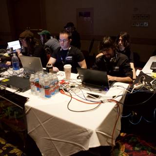 Working Hard at Defcon 18