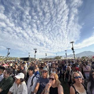 Festival Vibes Under Cloudy Skies