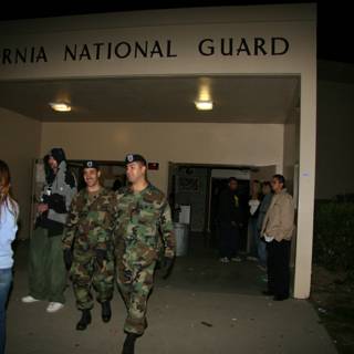 California National Guard Building Gathering