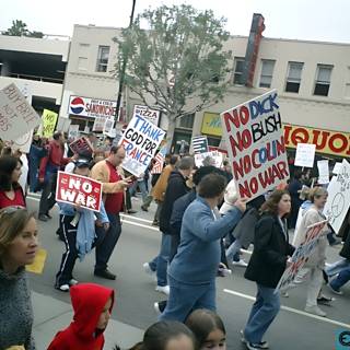 Protest March in the City