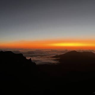 The Majestic Sunrise over the Clouds at Haleakalā National Park