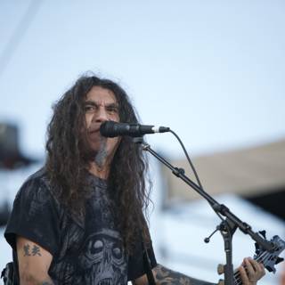 Tom Araya Rocks Big Four Festival with his Guitar and Voice