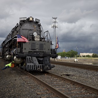 Union Pacific Big Boy 4014 Under Stormy Skies
