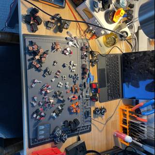 A Worktable of Electronics.