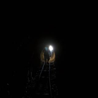 Nighttime Railway Exploration