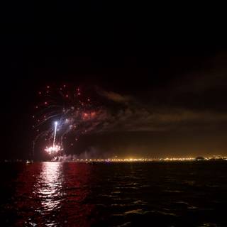 Fireworks Spectacle over the Water