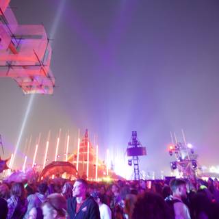 Lights and Excitement at Coachella Festival