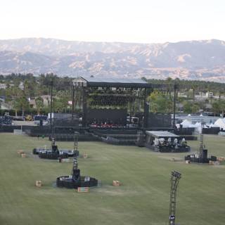 Mountain Backdrop on Coachella's Main Stage