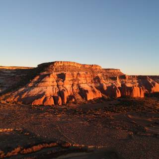 Canyon's Red Rocks at Sunset